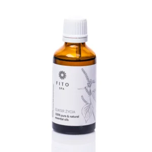 naturalny olejek eteryczny ELIKSIR ŻYCIA (mięta, limonka, pomarańcza, mandarynka, geranium i amyris) 50ML